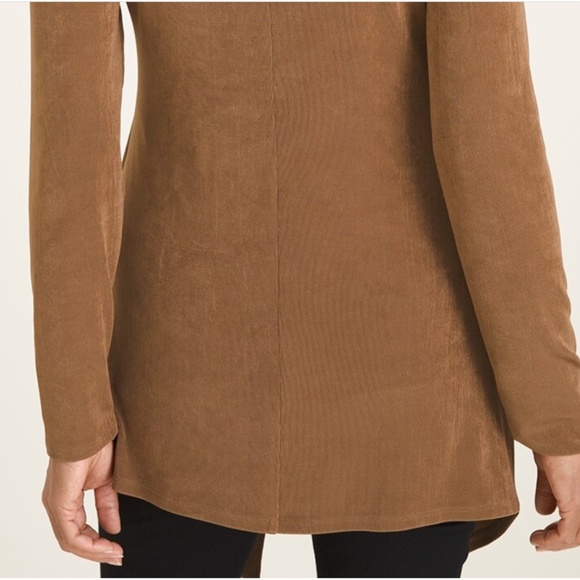 Chico’s BLACK Tie Front Traveler's Jacket, NWT, travel friendly leisure, knit - Picture 16 of 16